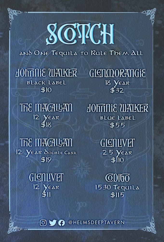 Gamer's Keep Tavern Menu image 3
